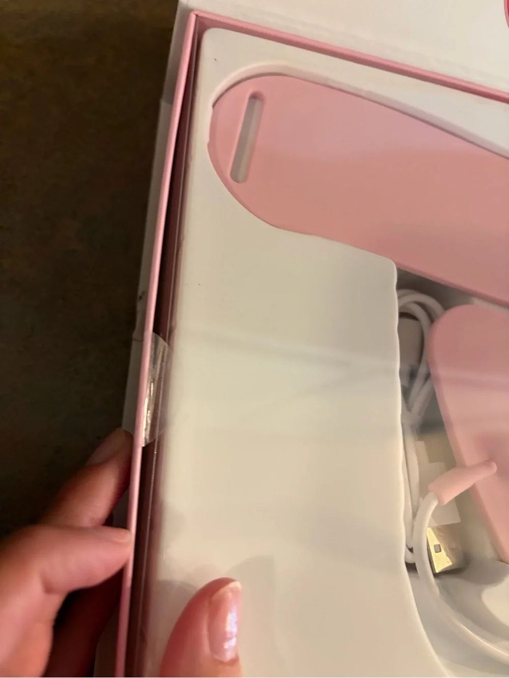 Lindo Silicone Décolletage LED Light Therapy Mask - Pink